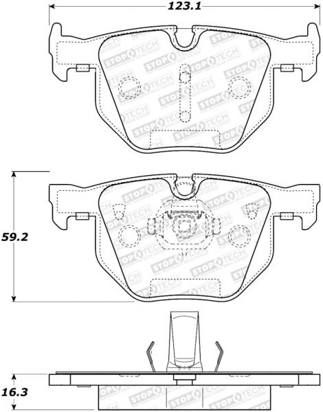 Stoptech - StopTech Street Brake Pads - 308.10420