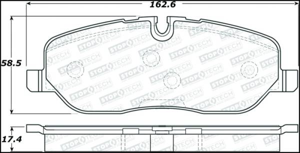 Stoptech - StopTech Street Brake Pads - 308.10980