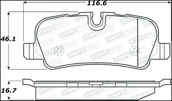 Stoptech - StopTech Street Brake Pads - 308.10990