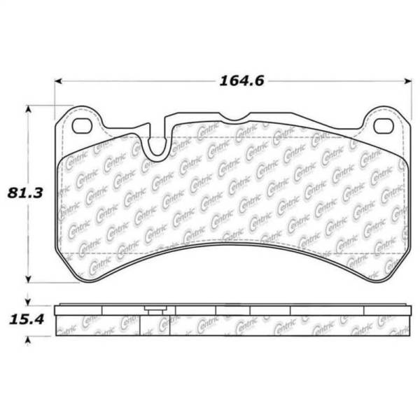 Stoptech - StopTech Street Touring Brake Pads - 308.11160