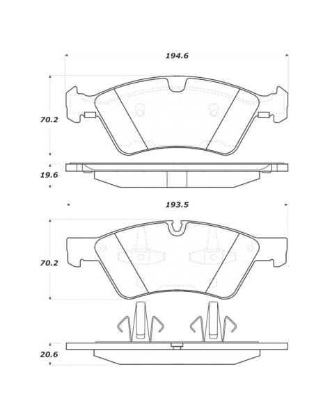 Stoptech - StopTech Street Touring Brake Pads - 308.11230
