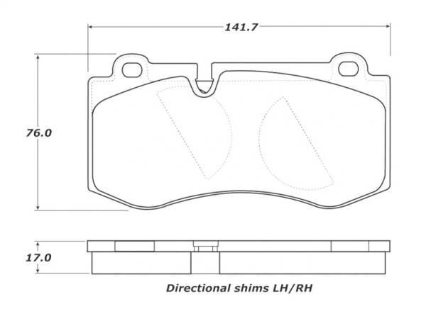 Stoptech - StopTech Street Touring Brake Pads - 308.12230