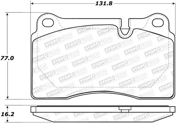 Stoptech - StopTech Street Brake Pads - 308.12630