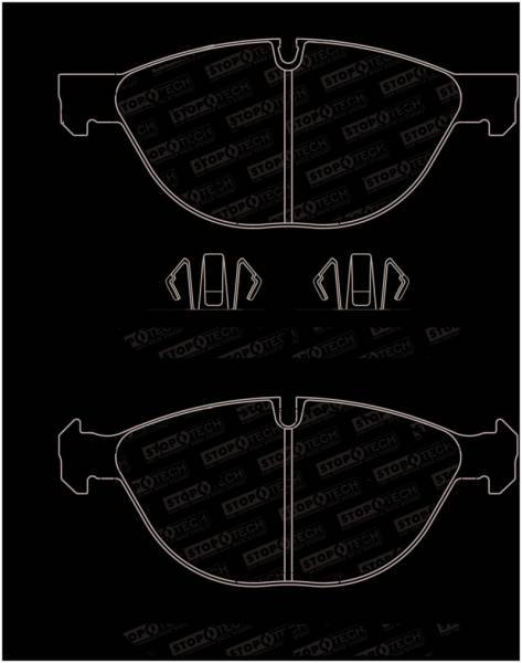 Stoptech - StopTech Street Brake Pads - Front - 308.13810