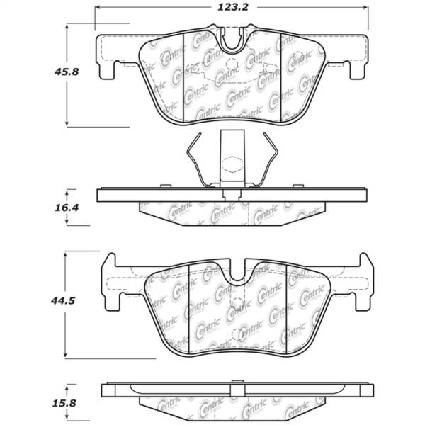Stoptech - StopTech Street Touring Brake Pads - 308.16130