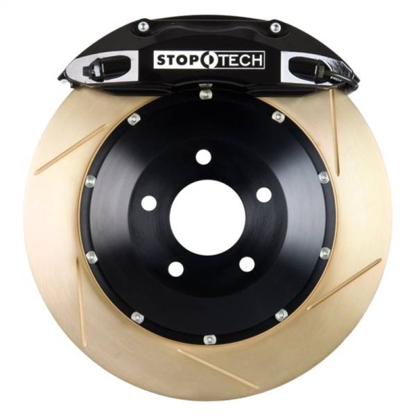 Stoptech - StopTech Porsche 911 05-10 Carrera Front BBK ST-40 Caliper Black / 2pc Zinc Slotted 355x32mm Rotor - 83.781.4700.53