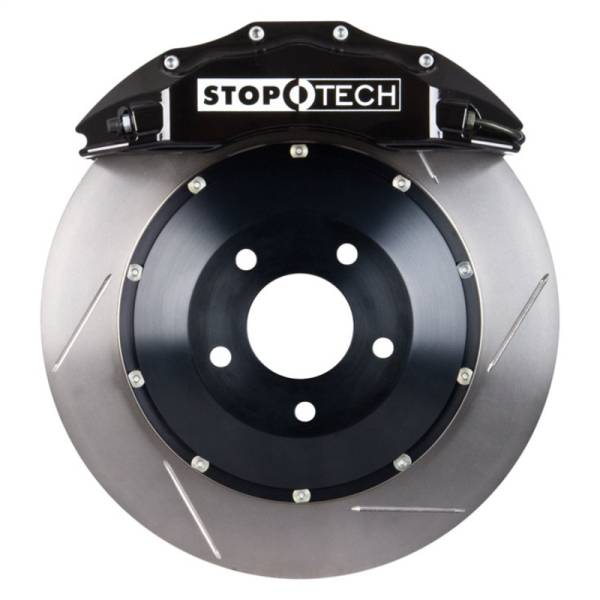Stoptech - StopTech Porsche 911 05-10 Carrera Front BBK ST-60 Caliper Black / 2pc Slotted 380x32mm Rotor - 83.781.6800.51