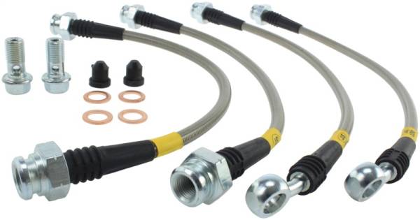 Stoptech - StopTech 05-09 Land Rover LR 3 / 06-09 Range Rover Rear Stainless Steel Brake Line Kit - 950.22500