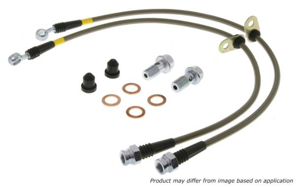 Stoptech - StopTech 08-12 VW Golf R32/Golf R Front Stainless Steel Brake Line Kit - 950.33024