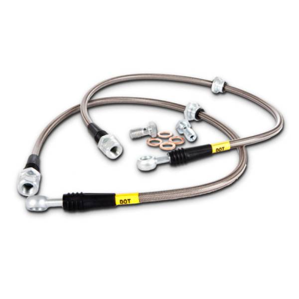 Stoptech - StopTech 06-12 Audi A3/08-13 TT Quattro / 05-12 VW Jetta Rear Stainless Steel Brake Line Kit - 950.33515