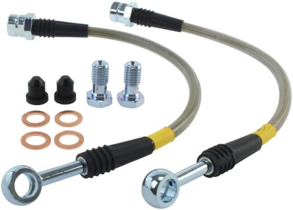 Stoptech - StopTech 2015 VW Golf R Stainless Steel Rear Brake Lines - 950.33521