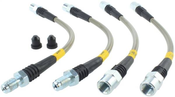 Stoptech - StopTech 87-91 BMW M3 / 89-4/91 325/328 Series (E30/E36) Rear Stainless Steel Brake Line Kit - 950.34510