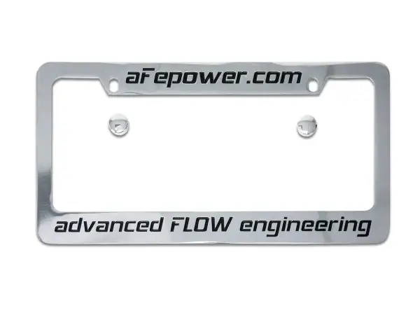 aFe - aFe POWER Engraved Metal License Plate Frame - 40-10251