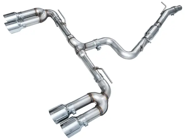 AWE Tuning - AWE 22-24 Audi 8Y S3 Track Edition Exhaust  - Chrome Silver Tips - 3020-42897