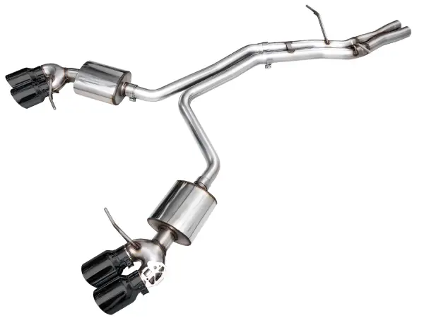 AWE Tuning - AWE Tuning 19-21 Porsche Macan 3.0T/2.9TT Touring Edition Catback Exhaust w/ Diamond Black Tips - 3015-43951