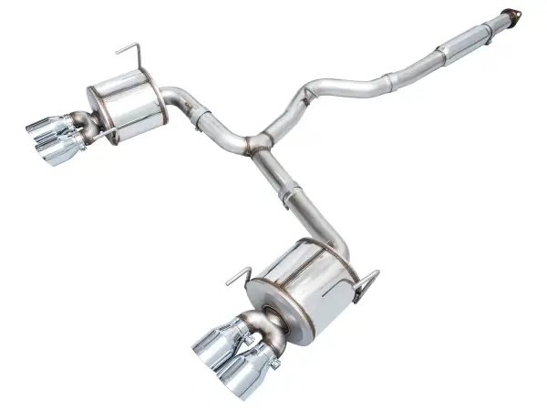 AWE Tuning - AWE Tuning 2022+ VB Subaru WRX Touring Edition Exhaust - Chrome Silver Tips - 3015-42979