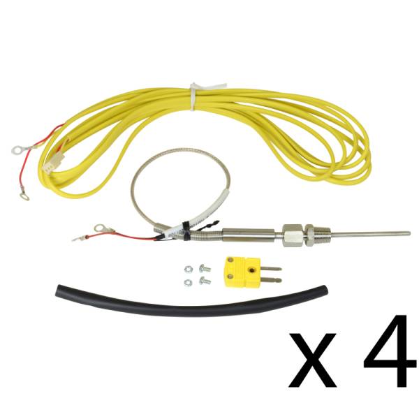 AEM - AEM Single K-Type Thermocouple Kit - 4 Pack - 30-2068-4