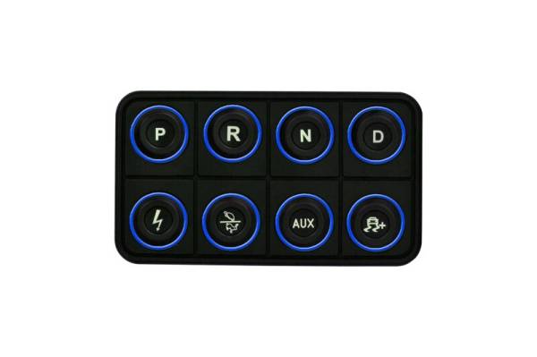 AEM - AEM EV 8 Button Keypad CAN Based Programmable Backlighting - 30-8400
