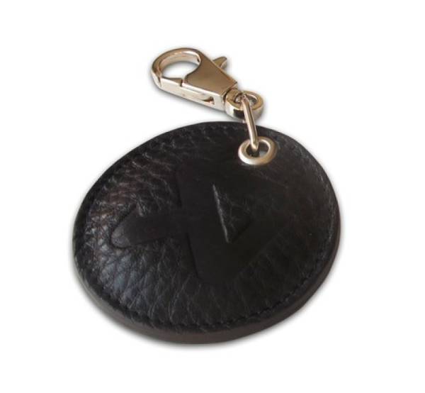 Akrapovic - Akrapovic Round Leather Keychain - black - 800952