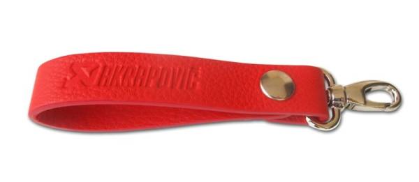 Akrapovic - Akrapovic Leather Loop Keychain - red - 800953