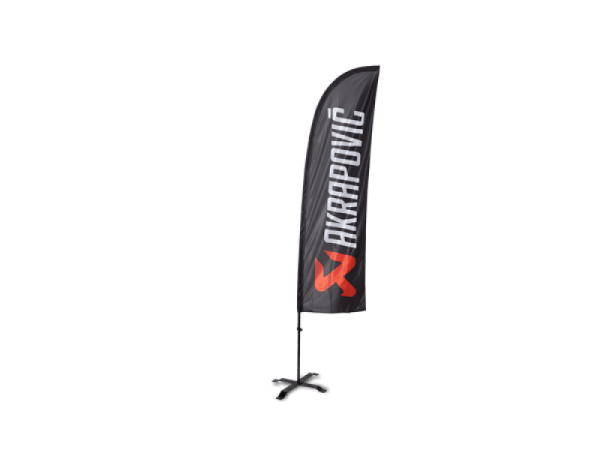 Akrapovic - Akrapovic Self standing beach flag set - small - 801587