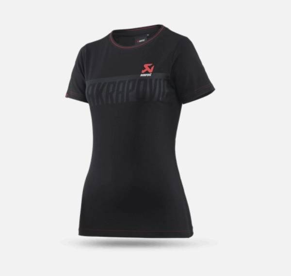 Akrapovic - Akrapovic Womens Corpo T-Shirt Black - 2XL - 802053