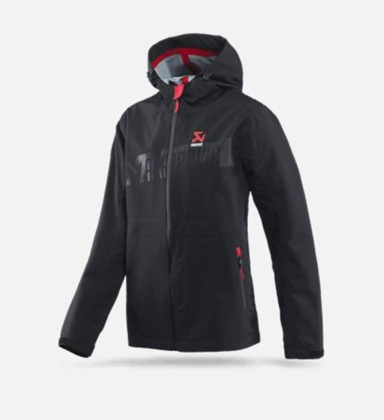 Akrapovic - Akrapovic Mens Corpo Rain Jacket Black - S - 802068