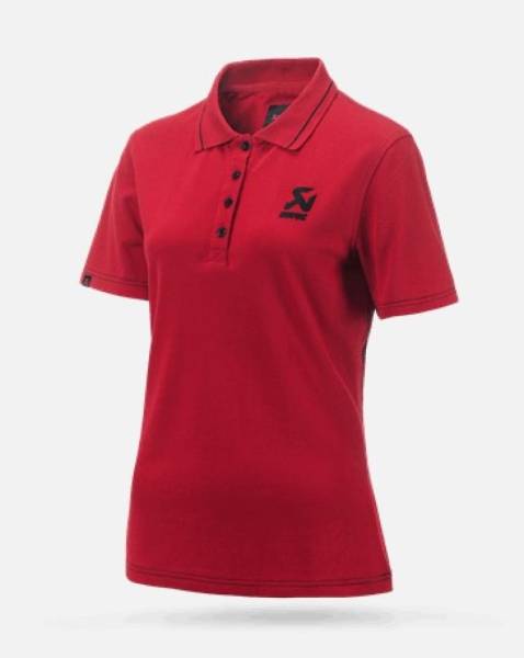 Akrapovic - Akrapovic Womens Corpo Polo Red - Small - 802151