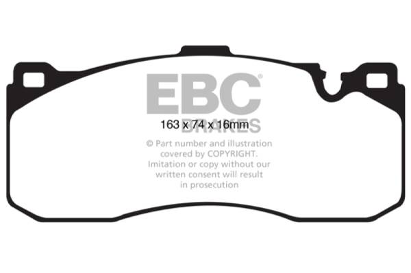 EBC - EBC 08-10 BMW 135 3.0 Twin Turbo Redstuff Front Brake Pads - DP31995C