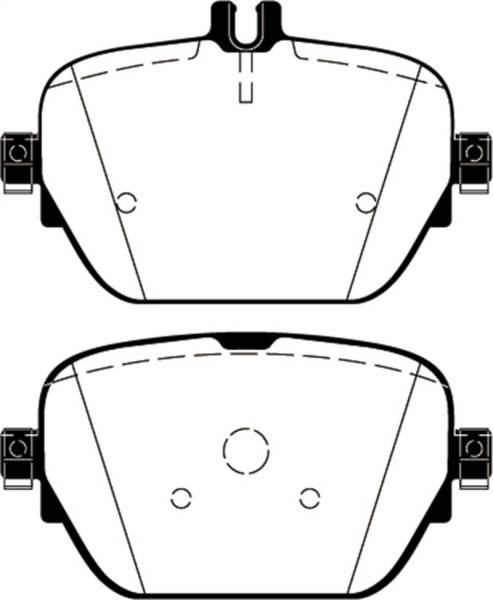 EBC - EBC 2019+ Mercedes-Benz CLS53 AMG (C257) 3.0L Turbo Redstuff Rear Brake Pads - DP32314C