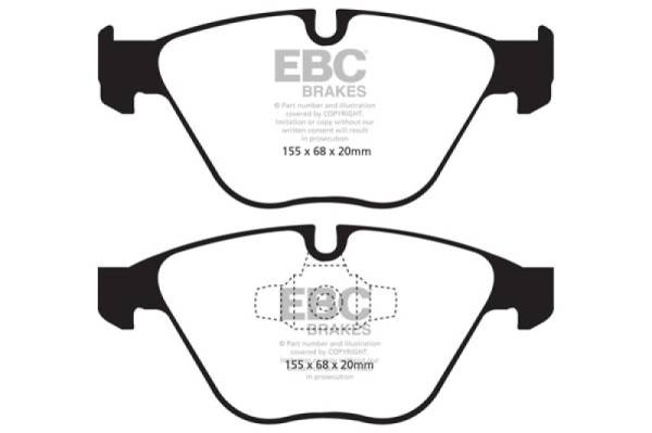EBC - EBC 13+ BMW X1 2.0 Turbo (28i) Yellowstuff Front Brake Pads - DP41512R