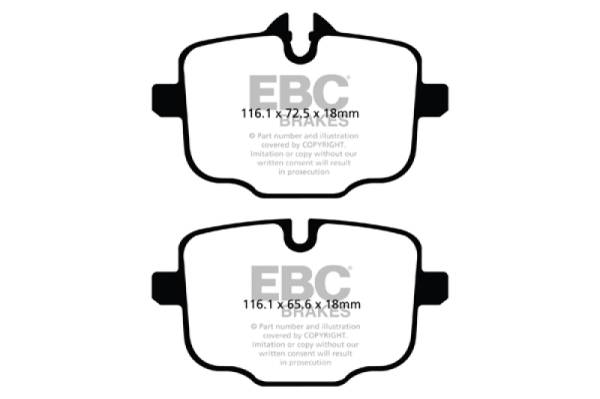 EBC - EBC 2021+ BMW M3/M4 3.0TT (G80/G82/G83) Yellowstuff Rear Brake Pads - DP42089R