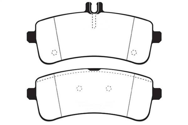 EBC - EBC 2015+ Mercedes-Benz C63 AMG (W205) Yellowstuff Rear Brake Pads - DP42350R