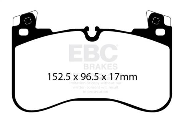 EBC - EBC 2020+ Land Rover Defender 90 Yellowstuff Front Brake Pads - DP42401R