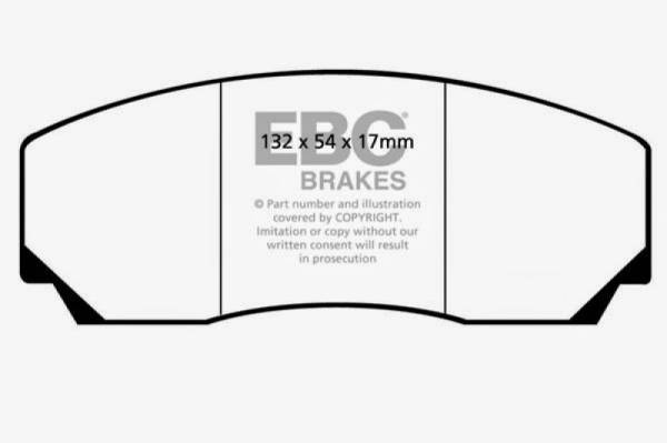 EBC - EBC 90-00 Aston Martin Vantage 5.3 (Twin Supercharged)(AP) Bluestuff Front Brake Pads - DP5002NDX