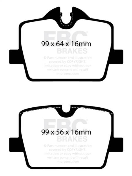 EBC - EBC 2019+ BMW Z4 G29 2.0T Bluestuff Rear Brake Pads - DP52405NDX