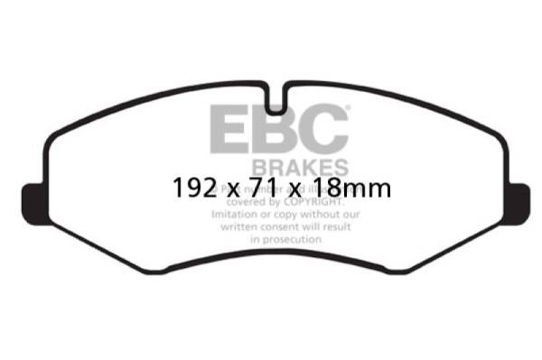 EBC - EBC 10-14 Land Rover LR4 5 Greenstuff Front Brake Pads - DP62060