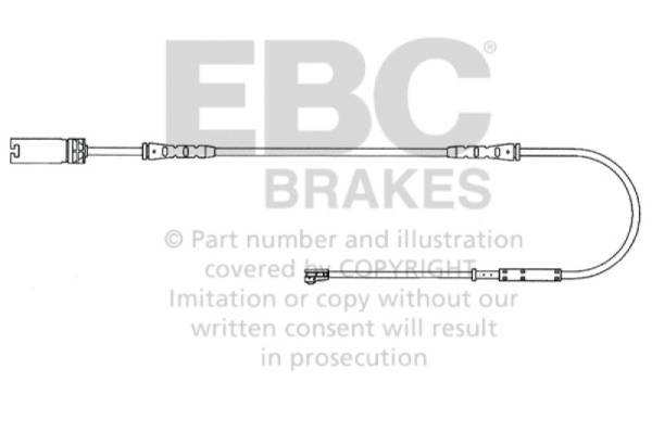 EBC - EBC 2010-2013 BMW 128 3.0L Front Wear Leads - EFA136