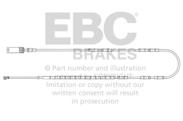 EBC - EBC 2010-2013 BMW 128 3.0L Rear Wear Leads - EFA137