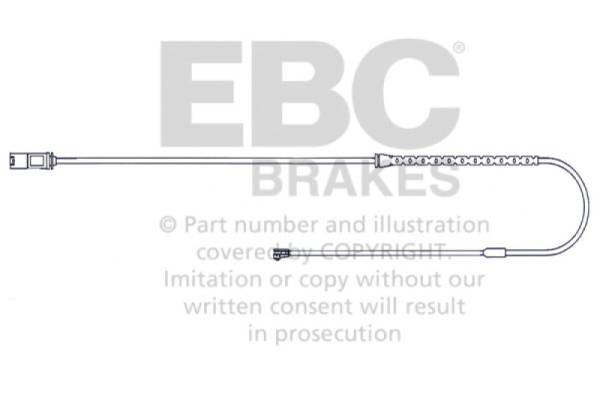 EBC - EBC 2010-2014 BMW X5 3.0L Turbo Rear Wear Leads - EFA140