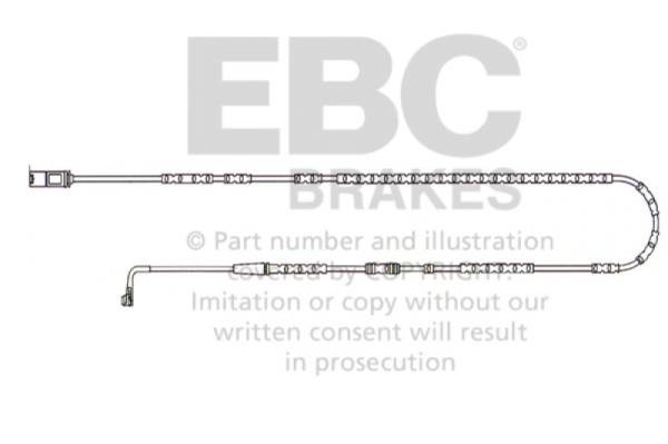 EBC - EBC 2009-2010 BMW Z4 3.0L (E89) Rear Wear Leads - EFA143