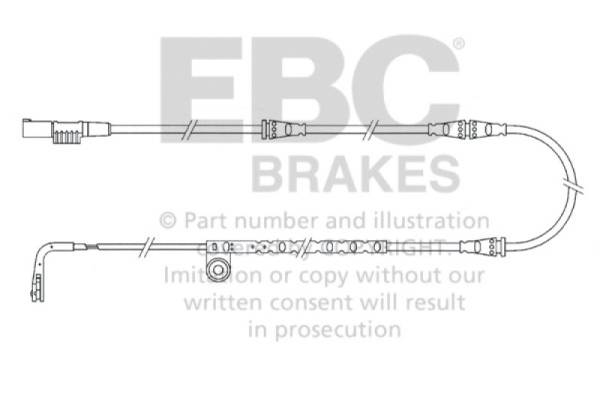 EBC - EBC 2005-2006 Land Rover Range Rover Sport 4.4L Front Wear Leads - EFA151
