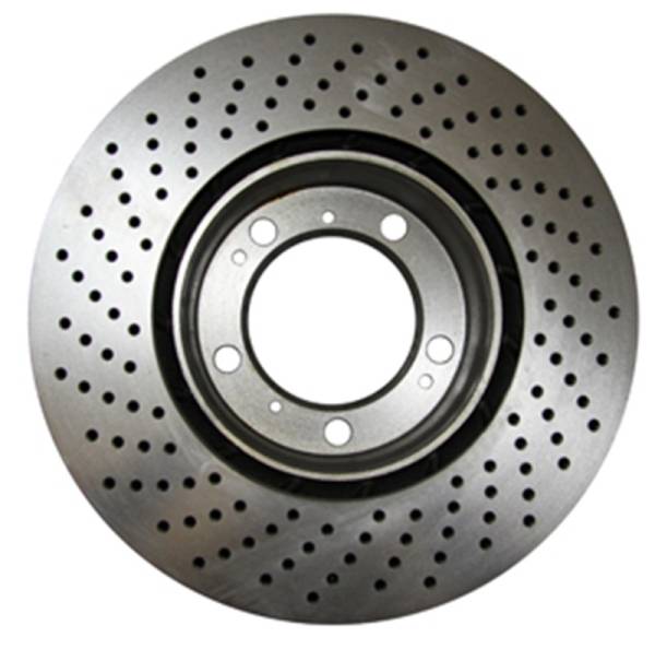 EBC - EBC 13-16 Mercedes-Benz GL350 (X166) AMG Package 3.0TD RK Premium Drilled Front Rotors - RK2124XD