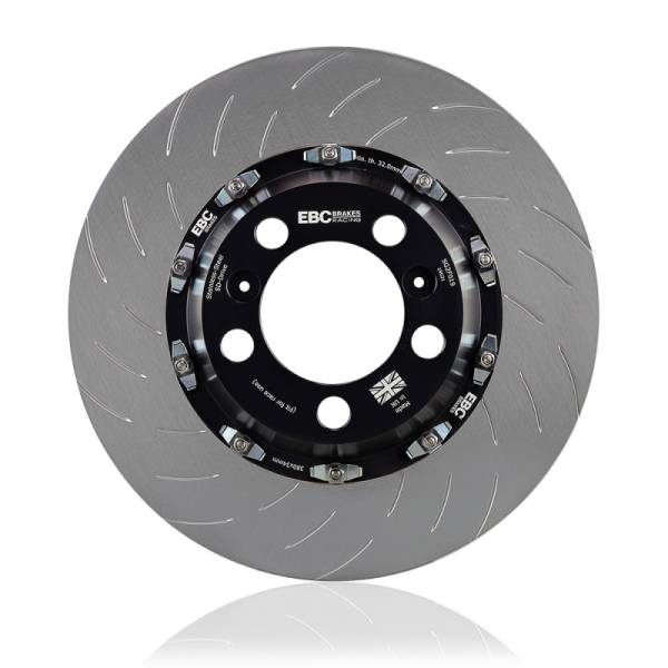 EBC - EBC Racing 2009+ Audi R8 5.2L 2 Piece Floating Conversion SG Racing Front Rotors - SG2F009OS