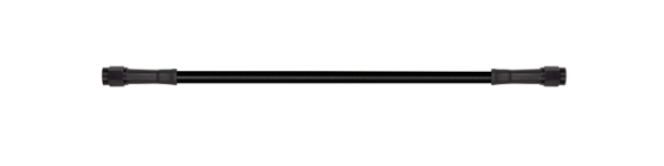 Goodridge - Goodridge 10in Universal Brake Line Assembly w/Black Zinc Fittings & Black Hose - 30310TB-BK