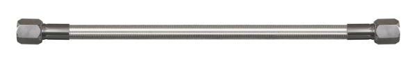 Goodridge - Goodridge 13in Universal Oil Line Assembly w/Clear Fittings - VTOL-013C-CL