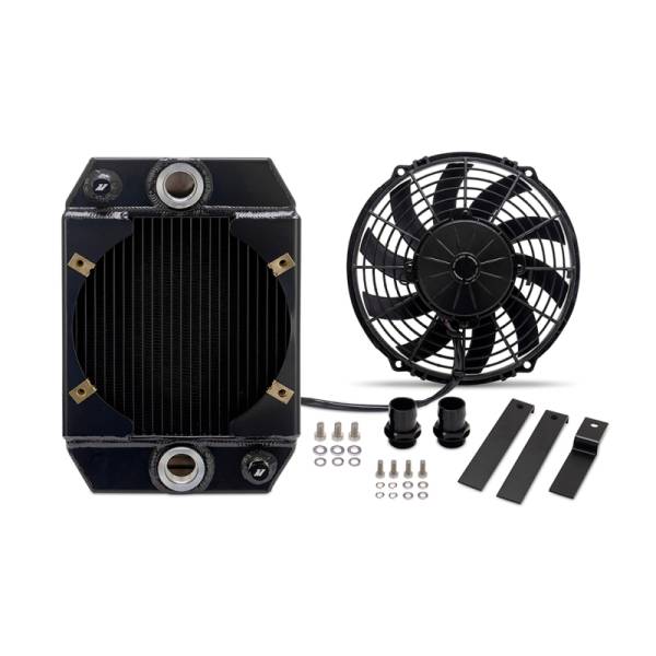 Mishimoto - Mishimoto Universal Drag Race Performance Aluminum Radiator - Black - MMRAD-UNI-DRGBK