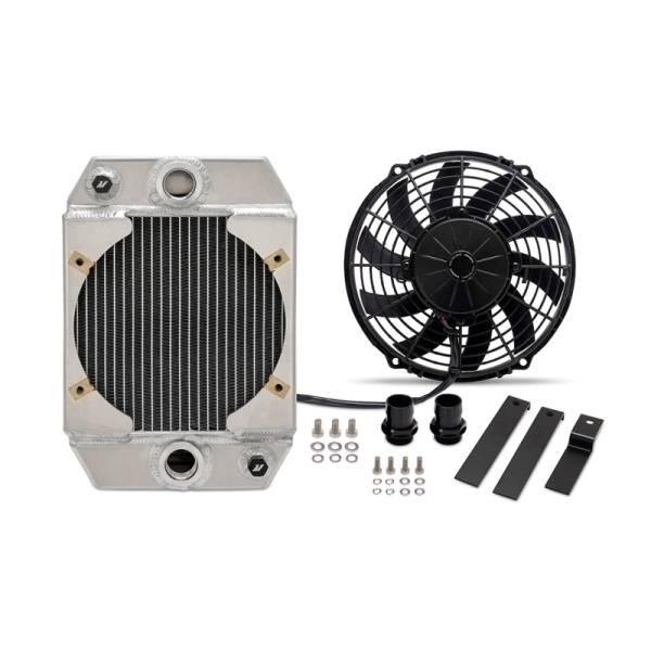 Mishimoto - Mishimoto Universal Drag Race Performance Aluminum Radiator - Natural - MMRAD-UNI-DRGN