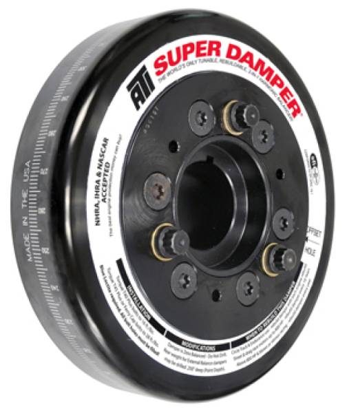 ATI - ATI Damper - 6.325in - Alum - Chevy LS - Smooth - C-Bore Front - 3 Ring - ATI917215