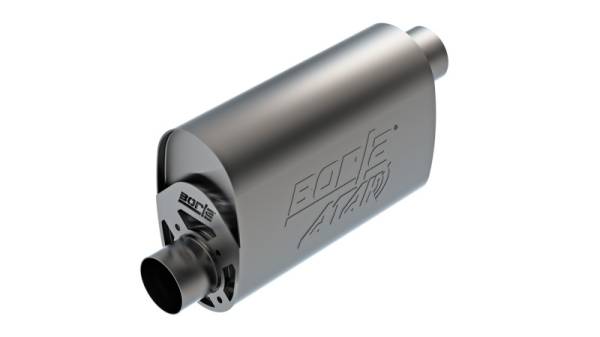 Borla - Borla CrateMuffler LS3 3in Offset In/Offset Out 14in x 4.35in x 9.10in Oval Muffler ATAK - 400960